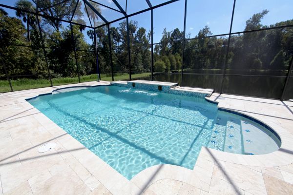 Pool Cage Cleaning in Ooltewah