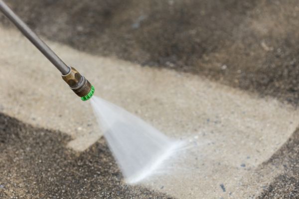 Garage Floor Power Washing in Ooltewah