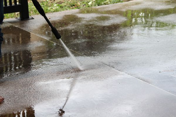 Concrete Deck Cleaning in Ooltewah